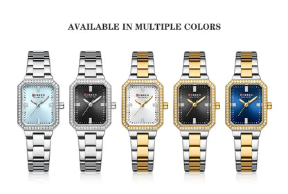 CURREN Elegant Quartz Ladies Wristwatch Top Brand Original Watch For Women Luxury Waterproof Luminous Watches
