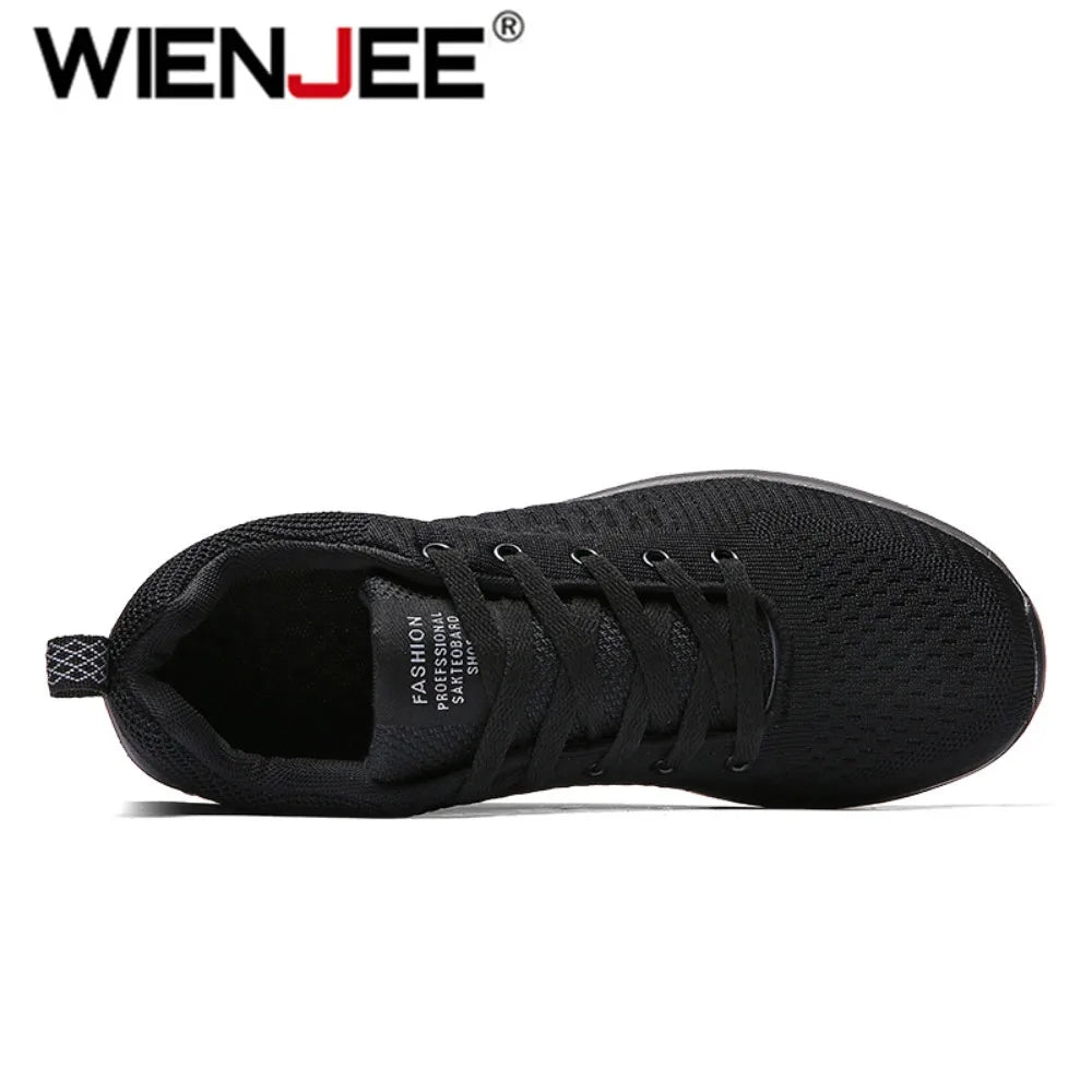 Gebreide hardloop- en wandelschoenen voor heren en dames, casual sneakers, ademende sportschoenen voor hardlopen, fitness en outdoor, lichtgewicht, maat 38-47