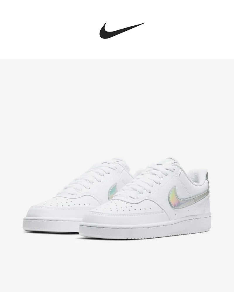 Nike Original COURT VISION Damen-Low-Top-Freizeit-Skateschuhe CW5596-100