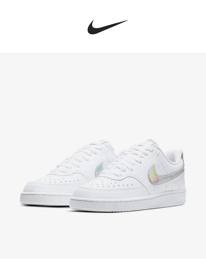 Nike Original COURT VISION Damen-Low-Top-Freizeit-Skateschuhe CW5596-100