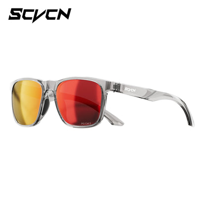 SCVCN Ochelari polarizați pentru drumeții, pescuit și ciclism, ochelari de modă UV400 pentru bărbați, ochelari de sport pentru MTB și biciclete, pentru activități în aer liber