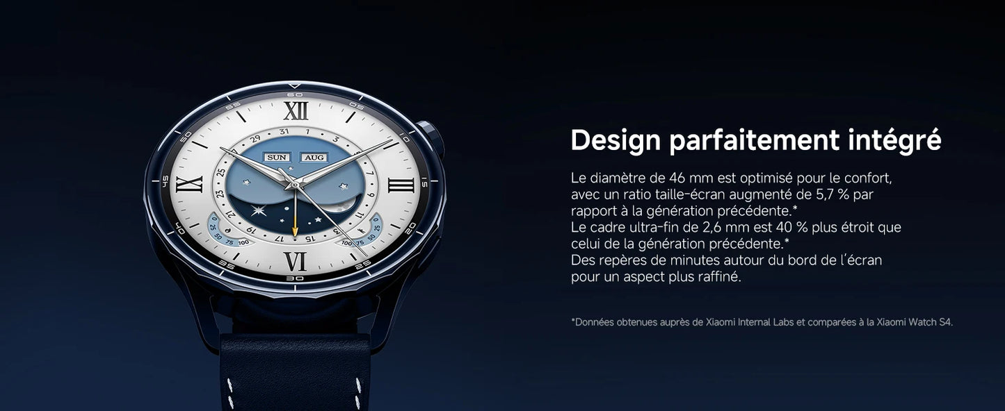 [Official] Xiaomi Watch S5 46mm | 1.48" AMOLED display with ultra-thin frames, enhanced five-system dual-band GNSS, up to 21 days of ultra-long battery life, exquisite design with a top-grade stainless steel frame