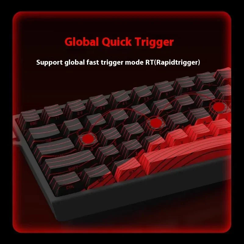 FGG Madlions Mad60 Mad68 He Mechanical Keyboard Magnetic Switch 8k Wired Rgb Hot Swap Custom Keyboard Esport Game Gift Accessory
