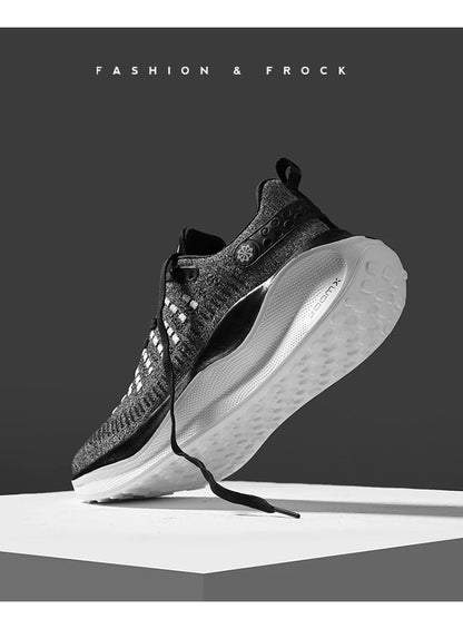 Men's Cushioning Running Shoes EVA Midsole for Shock Absorption Lightweight & Breathable Mesh Sports Sneakers Gym and Walking