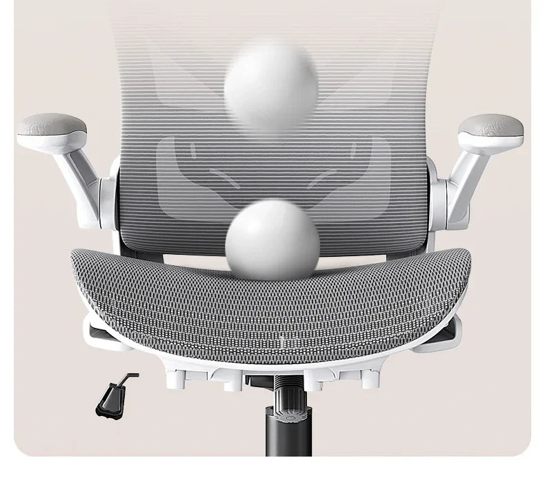 Racing Style Gaming Chair Adjustable Relaxing Chair Recliner 3D Waist Support Mesh Backrest Thick Padding Silla De Escritorio