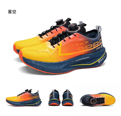 Men’s Running Shoes Carbon Board Specialty Sports Breathable Lightweight Women’s Comfortable Athletic Non-Skid Marathon Sneakers