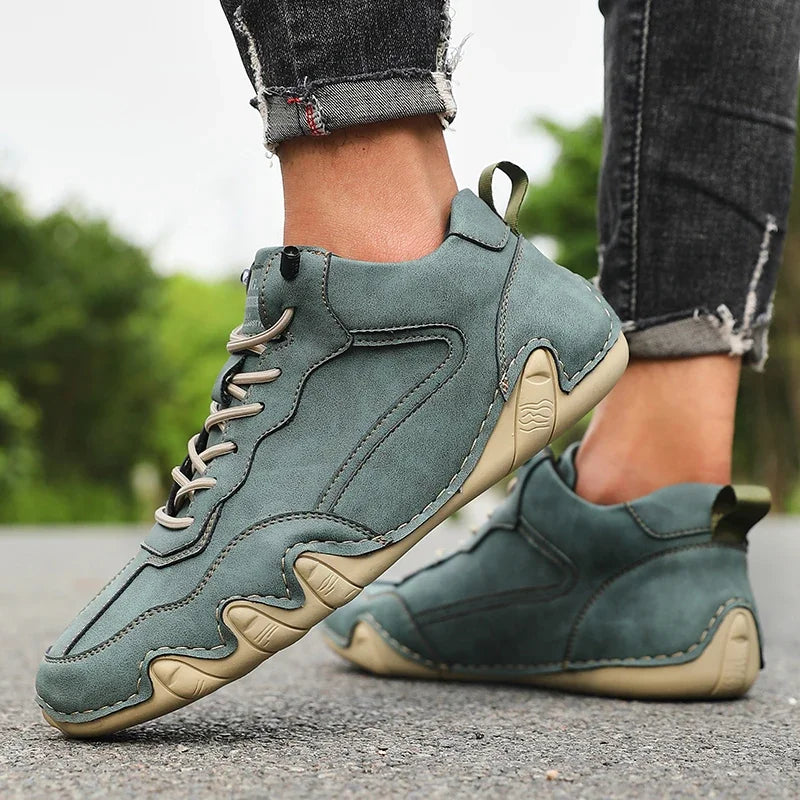Men's Casual Shoes Comfortable High-end Leather Fashionable Casual Loafers Walking Sports Shoes Facon Designer Shoes 2025