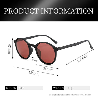 Ochelari de soare polarizați pentru bărbați și femei, ochelari de soare rotunzi, ochelari de soare UV400, ochelari de soare