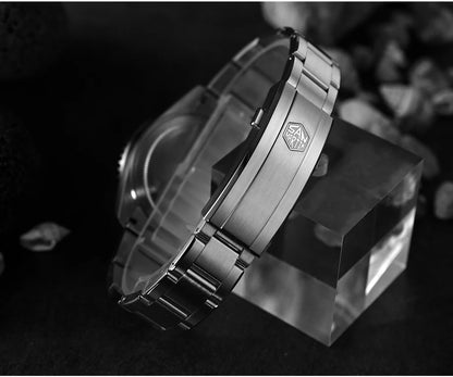San Martin 2026 Men Diver Watch 38mm Wave Texture Dial Miyota 90S5 Automatic Mechanical Luxury Wristwatch Waterproof 200m SN0126