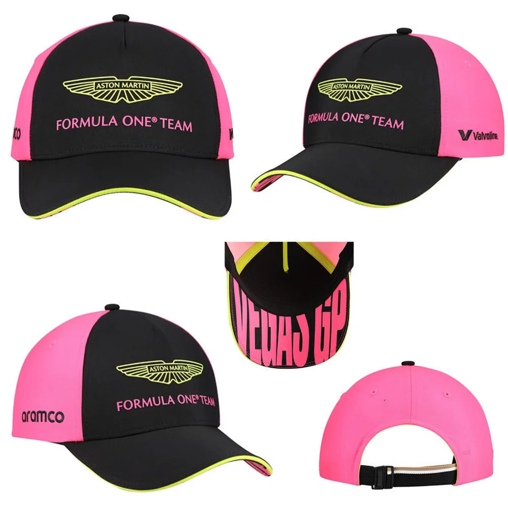 Aston Martin F1 Team Fernando Alonso Baseball Cap Men Daily Training Peaked Cap Outdoor Sports Sunscreen Sun Hat Lady Casual Cap