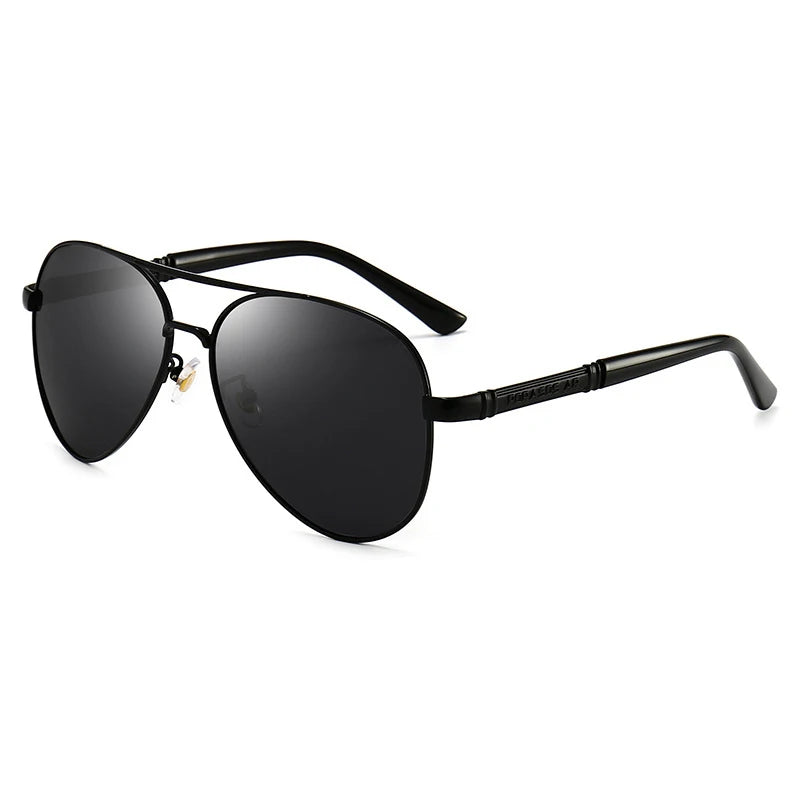 Ochelari de soare clasici Big Pilot pentru bărbați și femei, de lux, din metal, negri, de aviație, ochelari de soare pentru bărbați, la modă, pentru condus și vacanță, UV400, ochelari de protecție