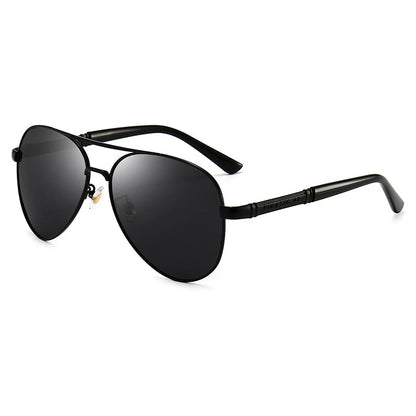 Ochelari de soare clasici Big Pilot pentru bărbați și femei, de lux, din metal, negri, de aviație, ochelari de soare pentru bărbați, la modă, pentru condus și vacanță, UV400, ochelari de protecție