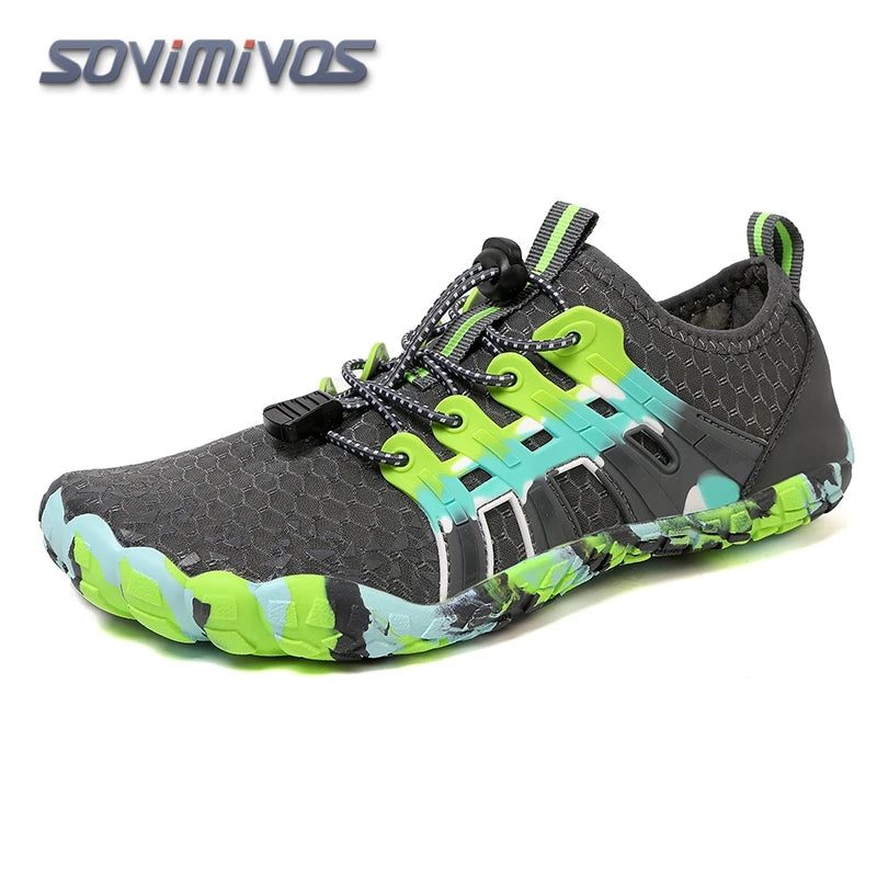 Men's Trail Running Shoes, Lightweight Athletic Zero Drop Barefoot Shoes Non-Slip Outdoor Walking Minimalist Shoes for Women