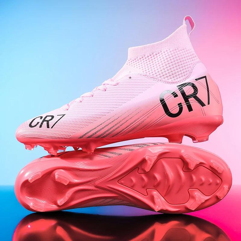 Nouvelles chaussures de football pour hommes, chaussures de soccer de haute qualité, crampons, chaussures de futsal professionnelles pour femmes, vente chaude, baskets unisexes ultra-légères TF/FG