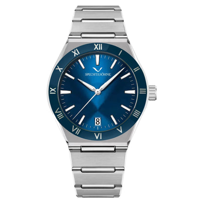 Dropshipping New Fashion Specht & Söhne Luxury Quartz Watch For Men 38MM Stainless Steel Watch Sapphire Crystal 50M Waterproof