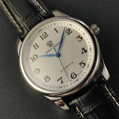 Vakuy Automatic Mechanical Watch Man's Business Auspicious Face Seagull ST2130 Movement Blue Pointer Waterproof Men's Watch