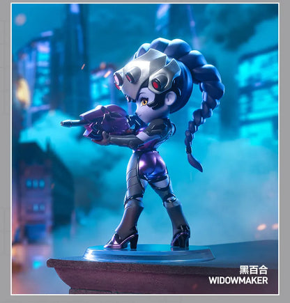 POP MART Overwatch Play of The Game Series Blind Box Mystery Box – urocze zabawki, ozdoby, figurki, dekoracje do domu, modele na biurko i lalki