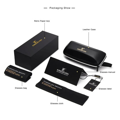 KINGSEVEN Ochelari de soare polarizați fotocromatici pentru bărbați, model pentru femei, ochelari de soare cameleon, UV400, anti-orbire, pentru șofat, ochelari pătrați