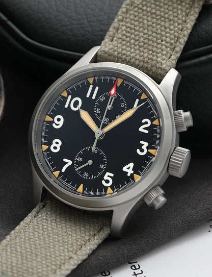 Militado ML1868 Watch VK61 Quartz Movement 100m Waterproof Watches Men Stainless Steel Chronograph Sapphire Crystal Wristwatch