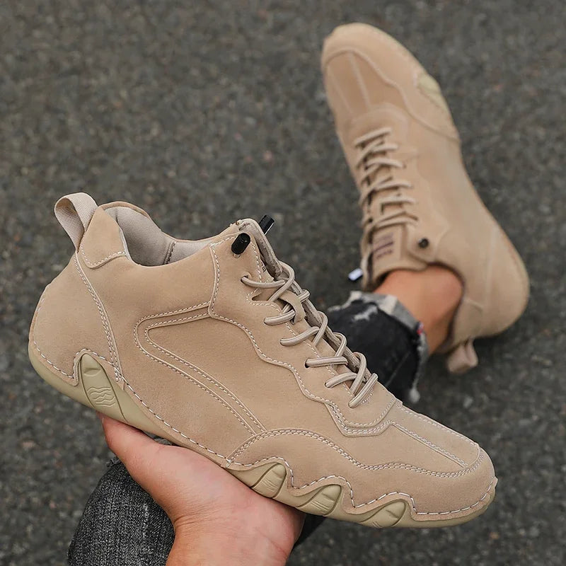 Men's Casual Shoes Comfortable High-end Leather Fashionable Casual Loafers Walking Sports Shoes Facon Designer Shoes 2025