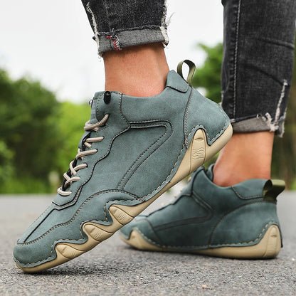 Men's Casual Shoes Comfortable High-end Leather Fashionable Casual Loafers Walking Sports Shoes Facon Designer Shoes 2025