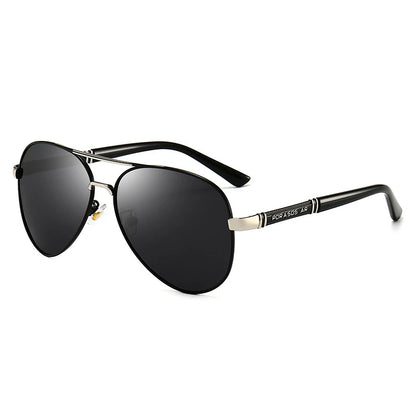 Ochelari de soare clasici Big Pilot pentru bărbați și femei, de lux, din metal, negri, de aviație, ochelari de soare pentru bărbați, la modă, pentru condus și vacanță, UV400, ochelari de protecție