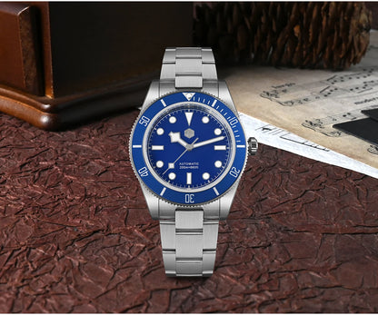 San Martin Upgraded BB58 40mm Retro Luxury Men Diver Watch NH35 Automatic Mechanical Sapphire 200m Waterproof Reloj SN0008D