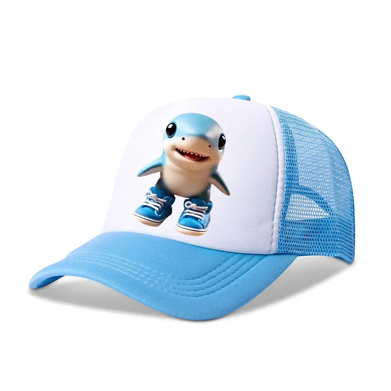 Italian Brainrot Baseball Caps Funny Anime Printed Tung Tungtung Sahur Sunny Hats Summer Adjustable Famliy Headdress Cap Gifts