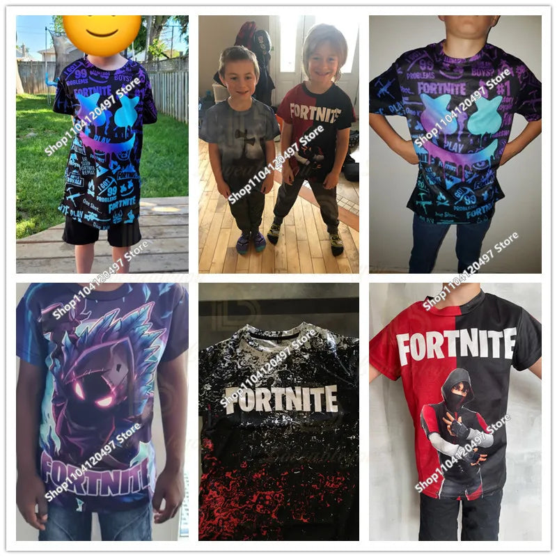 Children Clothes Birthday Cute Gifts Fortnite Child Hoodies Battle Royale Boys Girls Anime Sweatshirt Kids Winter Pullover Tops