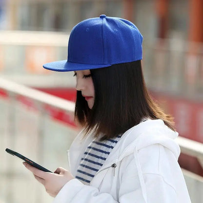 Men Women Multi Color Baseball Cap Peaked Cap Streetwear Hip hop Dad Hat wide Flat Brim Snapback Hat Outdoor Sun Hats for adult