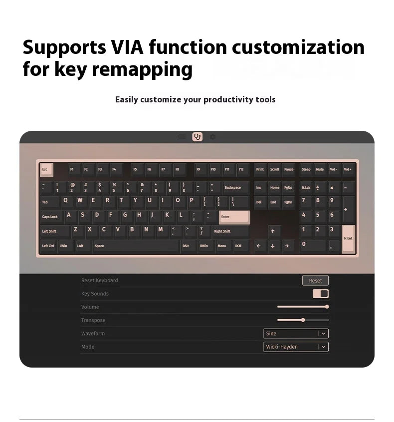 Lofree FLOW2 Mechanische Tastatur fürs Business-Büro, kabellos per Bluetooth und kabelgebunden, leiser und sanfter Klang, kompatibel, geräuscharm, Aluminiumgehäuse