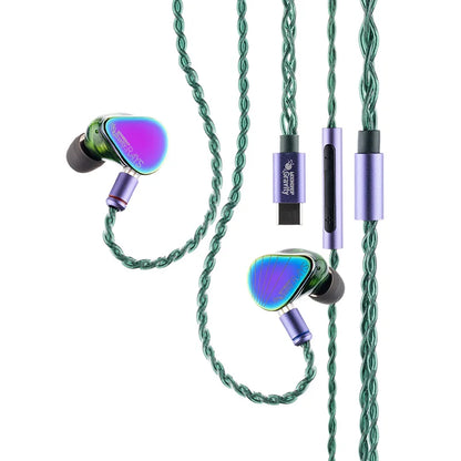MOONDROP RAYS Gaming Earphones USB-C DSP Gaming IEMs – HiFi Wired In-Ear Gaming Earbuds with AI Noise Cancelling Microphone