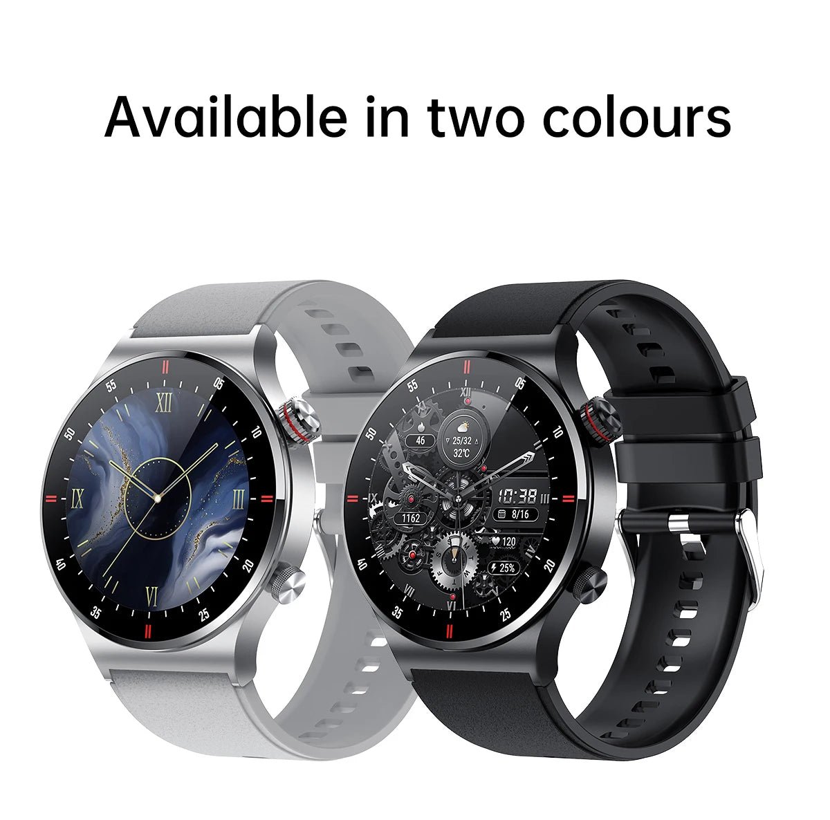Luxury QW33 Smart Watches Men NFC Wireless Call Fitness Waterproof Sports Wrist Intelligent Smartwatches for Women Android 2026