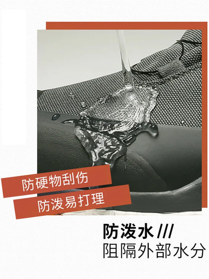 HUMTTO Hiking Shoes Men's Winter High-Top Warm Non-slip Hunting Shoes Women Outdoor Sports Cushioning Snow Boots Tactical Boots