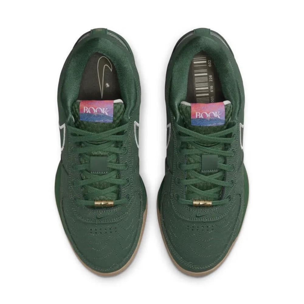 Nike Book 1 EP Low Men Basketball Shoes - Flagstaff Design Ponderosa Pine Forest Green Air Zoom Cushion FJ4250-300