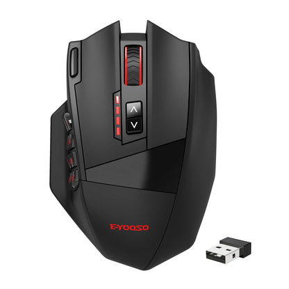 E-YOOSO RGB USB 2.4G Wired Gaming Mouse X-33 16000DPI 18 Buttons Programmable Backlight Game Mice Suitable for Desktop Laptop PC