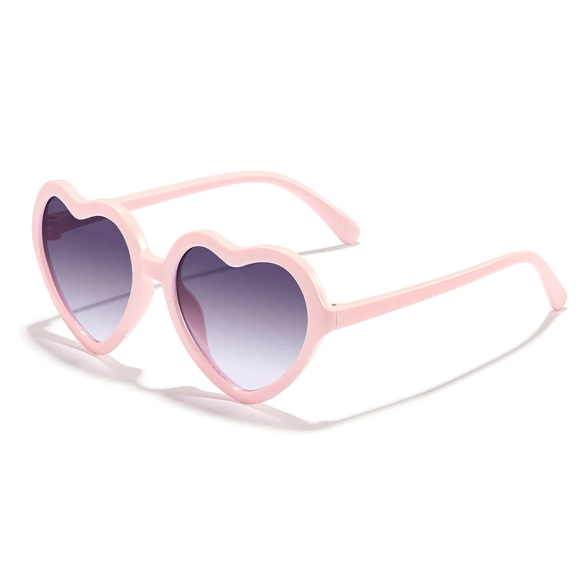 Ochelari de soare eleganți pentru copii, roz trandafiriu, cu inimioare, protecție UV400, ramă reglabilă, pentru băieți, fete, bebeluși și copii mici de 0-12 ani