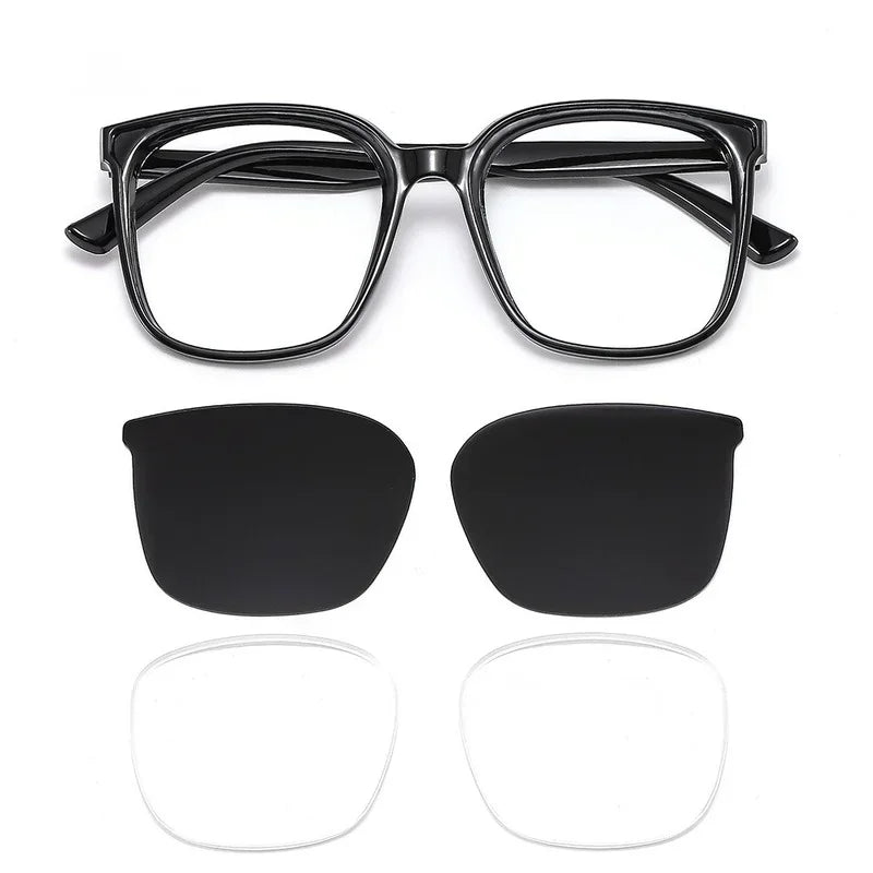 Ochelari de soare polarizați pentru bărbați și femei, cu protecție împotriva luminii albastre, ochelari pentru miopie, ochelari anti-radiații pentru vedere de aproape, dioptrii de la 0 la -6,0