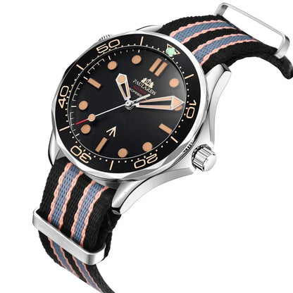 Automatic Watches for Men Mechanical Self Wind Net Stainless Steel Nylon Strap Luxury New Limited Reloj Hombre Baratos