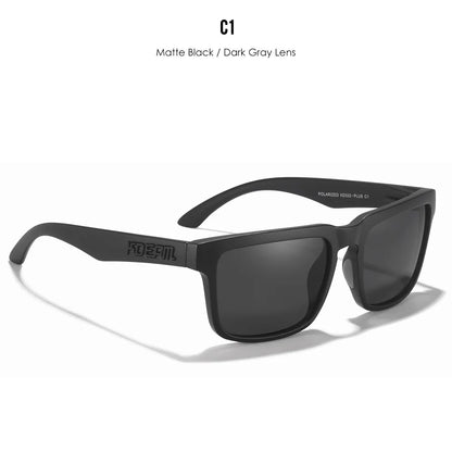 KDEAM Ochelari de soare pătrați pentru bărbați, de dimensiuni mari, polarizați, fotocromatici, supradimensionați, ochelari de soare la modă pentru femei, ediție îmbunătățită