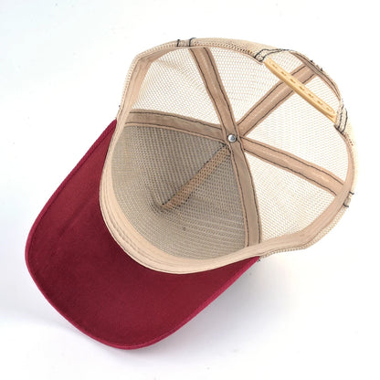 Fashion Baseball Cap With Eagle Embroidery Patch Men And Women Four Season Outdoor Trucker Cap Outdoor Casual Sport Visor Hat