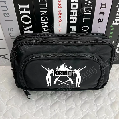 Fortnite Pen Box Creative Game Pattern Pencil Case Harajuku Storage Bag Boy Girl Back to School Supplies Birthday Party Gifts