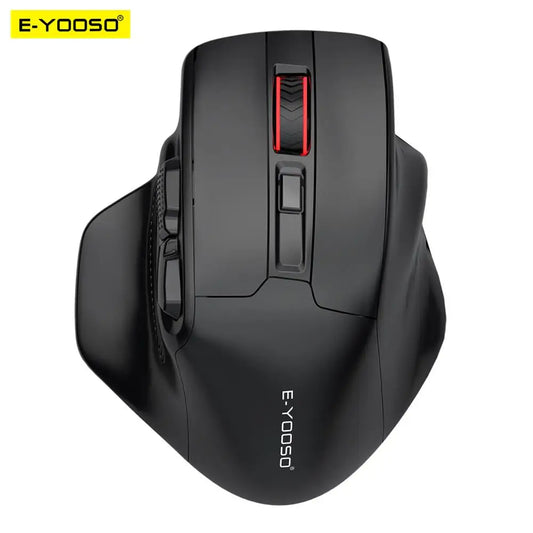 Mouse gaming wireless E-YOOSO X-31 USB 2.4G per mani grandi, PAW3212, 4800 DPI, 5 pulsanti, per gamer, computer, laptop e PC