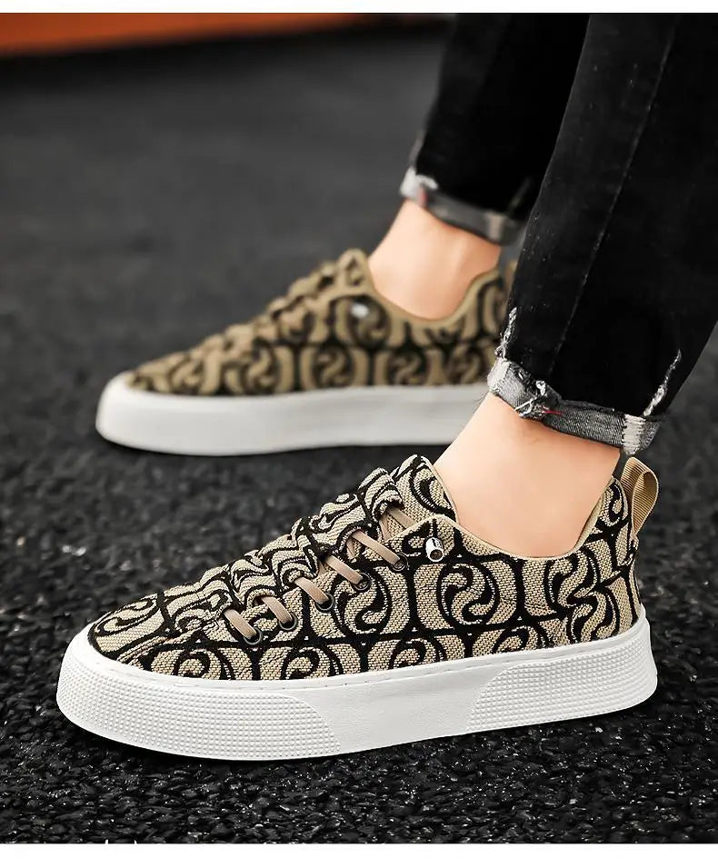 Παπούτσια σχεδιαστή μαύρα sneakers για άνδρες, παπούτσια για τρέξιμο και περπάτημα, ελαφριά καλοκαιρινά παπούτσια από καμβά 2024, ανδρικά πολυτελή sneakers