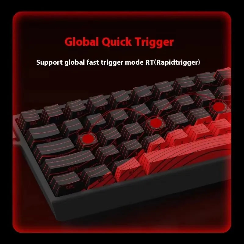 Madlions MAD 60/68 PRO Magnetic Switch Gaming Keyboard E-sport Custom Mechanical Aluminum Keyboard Ergonomics Accessories