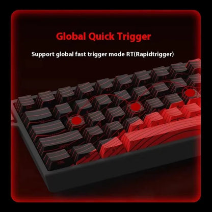 Madlions MAD 60/68 PRO Magnetic Switch Gaming Keyboard E-sport Custom Mechanical Aluminum Keyboard Ergonomics Accessories