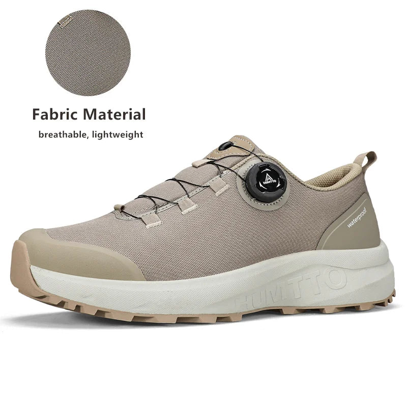 HUMTTO kožne cipele za muškarce, zimske outdoor sportske cipele za kampiranje, prozračne trekking čizme, muške neklizajuće planinarske tenisice