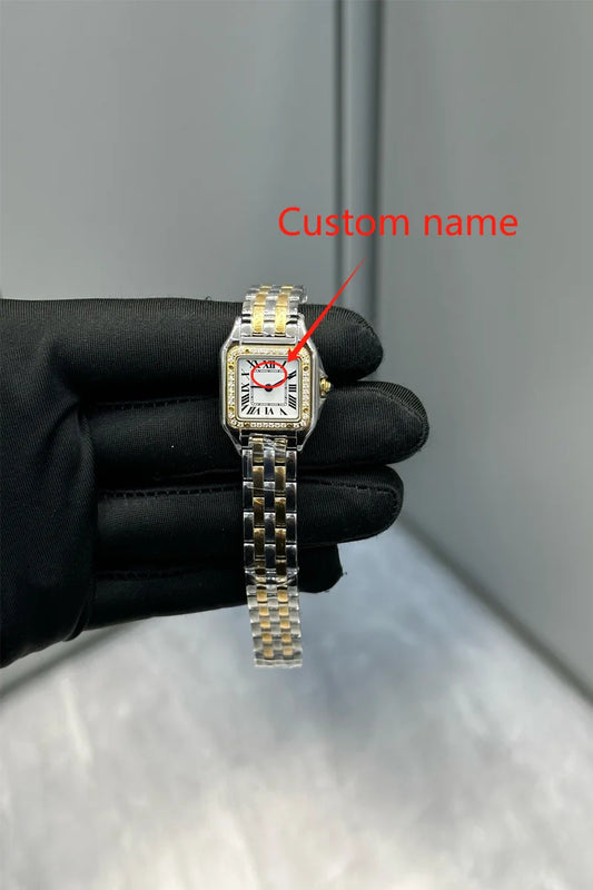 Custom 1:1 Luxury Watch For Woman Waterproof High Quality Ladies Watch Stainless Steel Quartz Women's Watches Elegant Box