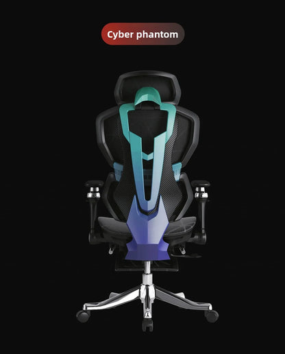 Chaise de jeu ergonomique haut de gamme pour longues sessions, confort respirant, accoudoirs 9D réglables, chaise d'ordinateur pour joueurs