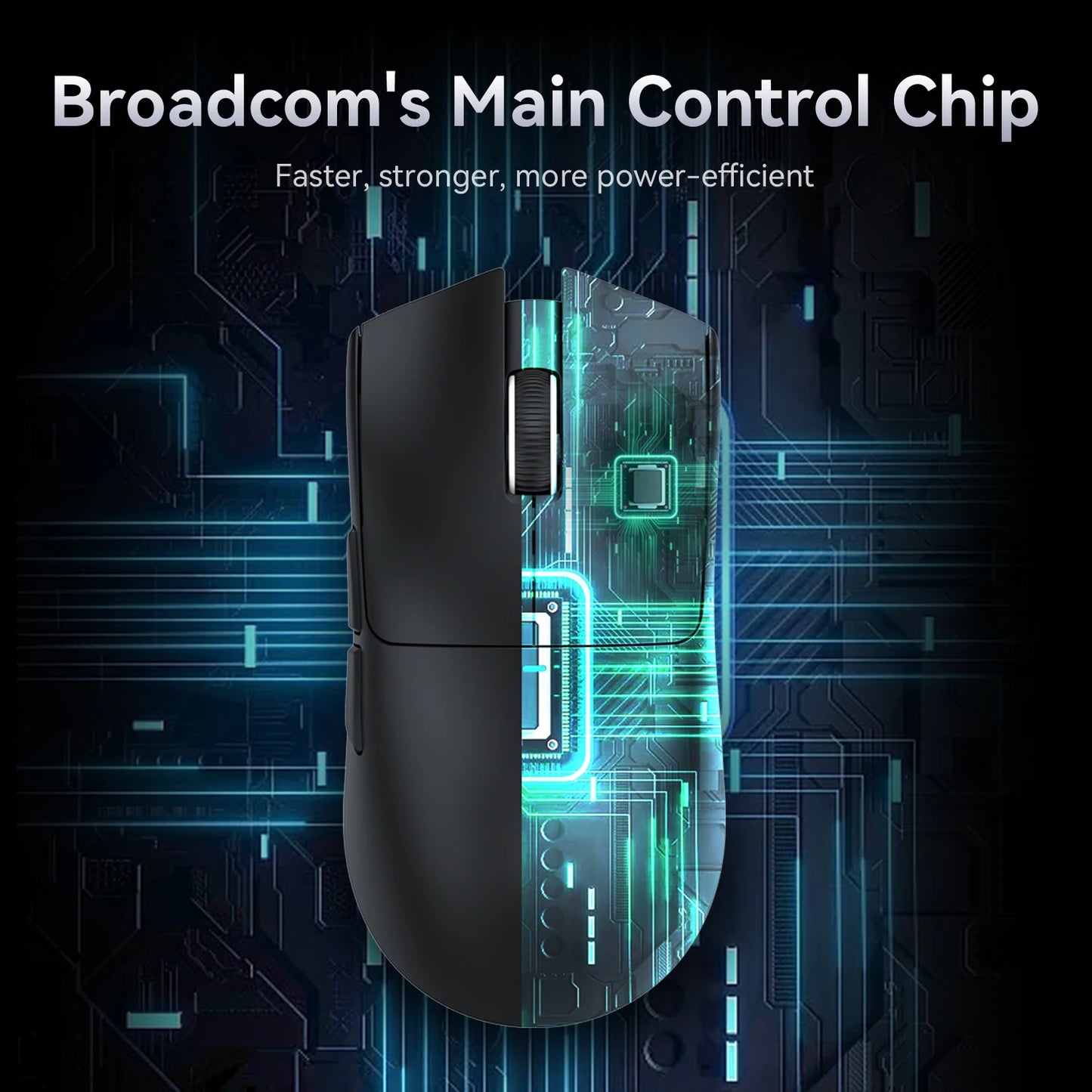 Mouse wireless Attack Shark X11&R1 Tri Mode Bluetooth con base di ricarica RGB, ergonomico e leggero, accessorio per PC gamer